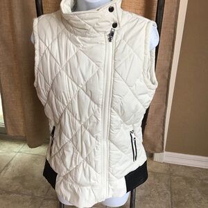 Marc NY Andrew Marc Performance Puffer/quilted Vest White Size S
